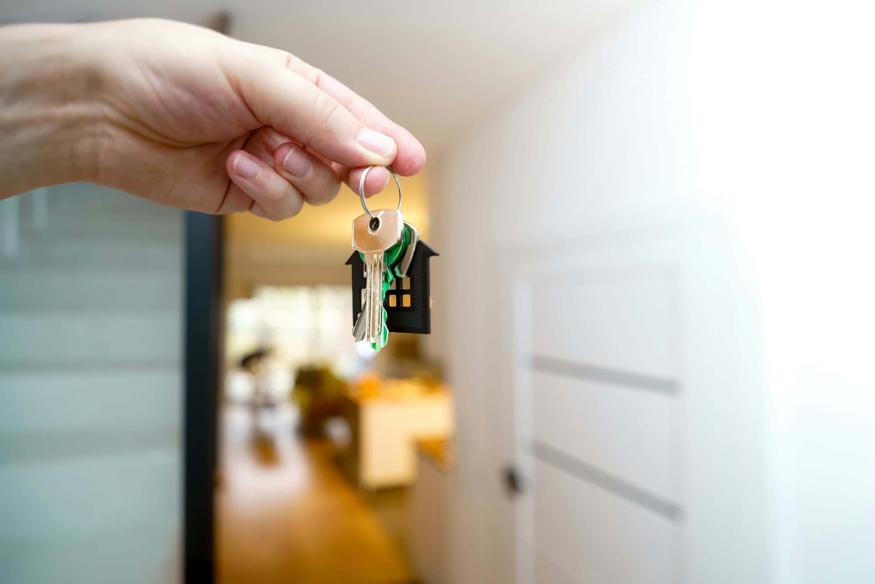 Remise des clés d'un logement à son nouveau propriétaire